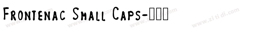 Frontenac Small Caps字体转换